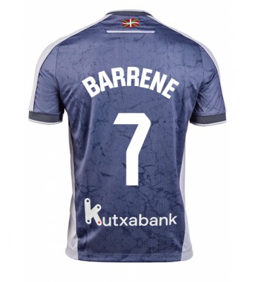 Real Sociedad Ander Barrenetxea #7 Udebanetrøje 2025-26 Kortærmet